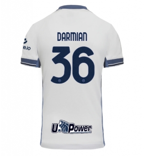 Inter Milan Matteo Darmian #36 Bortedrakt 2024-25 Kortermet