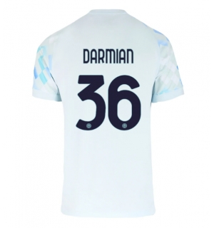 Inter Milan Matteo Darmian #36 Bortedrakt 2025-26 Kortermet