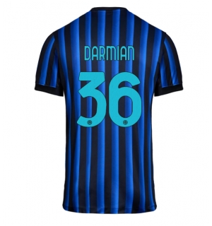 Inter Milan Matteo Darmian #36 Hjemmedrakt 2025-26 Kortermet
