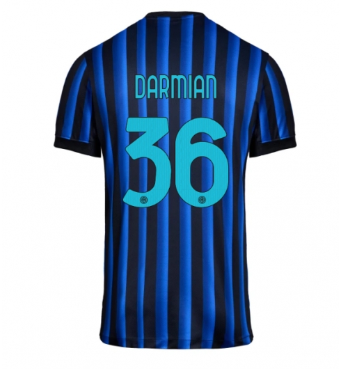 Inter Milan Matteo Darmian #36 Hjemmedrakt 2025-26 Kortermet Inter Milan Matteo Darmian #36 Hjemmedrakt 2025-26 Kortermet