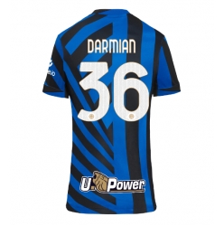 Inter Milan Matteo Darmian #36 Hjemmedrakt Dame 2024-25 Kortermet