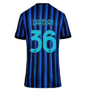 Inter Milan Matteo Darmian #36 Hjemmedrakt Dame 2025-26 Kortermet