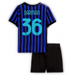 Inter Milan Matteo Darmian #36 Hjemmedraktsett Barn 2025-26 Kortermet (+ Korte bukser)
