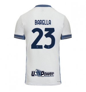 Inter Milan Nicolo Barella #23 Bortedrakt 2024-25 Kortermet