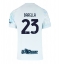 Inter Milan Nicolo Barella #23 Bortedrakt 2025-26 Kortermet