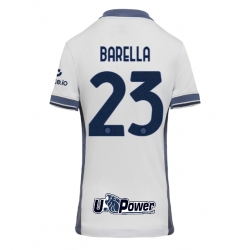 Inter Milan Nicolo Barella #23 Bortedrakt Dame 2024-25 Kortermet