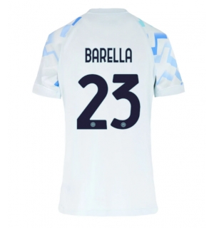 Inter Milan Nicolo Barella #23 Bortedrakt Dame 2025-26 Kortermet