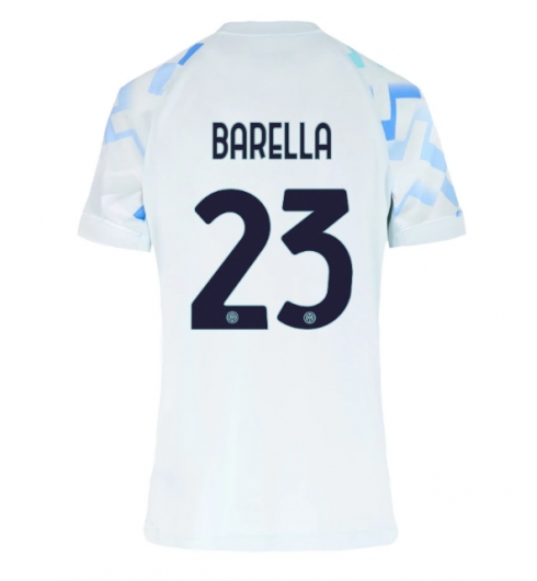 Inter Milan Nicolo Barella #23 Bortedrakt Dame 2025-26 Kortermet Inter Milan Nicolo Barella #23 Bortedrakt Dame 2025-26 Kortermet
