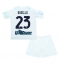 Inter Milan Nicolo Barella #23 Bortedraktsett Barn 2025-26 Kortermet (+ Korte bukser)
