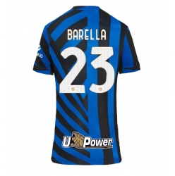Inter Milan Nicolo Barella #23 Hjemmedrakt Dame 2024-25 Kortermet