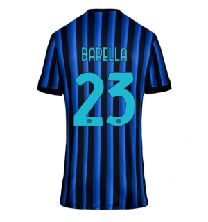 Inter Milan Nicolo Barella #23 Hjemmedrakt Dame 2025-26 Kortermet