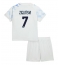 Inter Milan Piotr Zielinski #7 Bortedraktsett Barn 2025-26 Kortermet (+ Korte bukser)