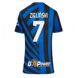 Inter Milan Piotr Zielinski #7 Hjemmedrakt Dame 2024-25 Kortermet