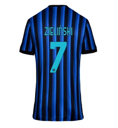 Inter Milan Piotr Zielinski #7 Hjemmedrakt Dame 2025-26 Kortermet Inter Milan Piotr Zielinski #7 Hjemmedrakt Dame 2025-26 Kortermet