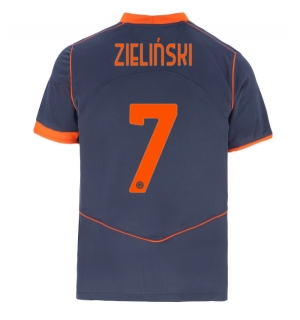 Inter Milan Piotr Zielinski #7 Tredjedrakt 2025-26 Kortermet