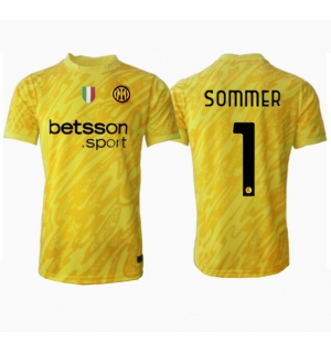 Inter Milan Yann Sommer #1 Keeper Bortedrakt 2024-25 Kortermet