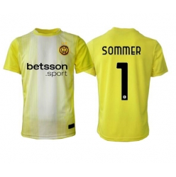 Inter Milan Yann Sommer #1 Keeper Bortedrakt 2025-26 Kortermet