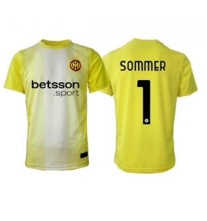 Inter Milan Yann Sommer #1 Keeper Bortedrakt 2025-26 Kortermet