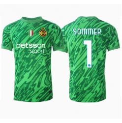 Inter Milan Yann Sommer #1 Keeper Hjemmedrakt 2024-25 Kortermet