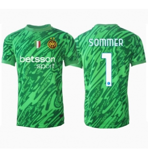 Inter Milan Yann Sommer #1 Keeper Hjemmedrakt 2024-25 Kortermet