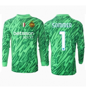Inter Milan Yann Sommer #1 Keeper Hjemmedrakt 2024-25 Langermet