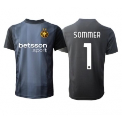 Inter Milan Yann Sommer #1 Keeper Hjemmedrakt 2025-26 Kortermet