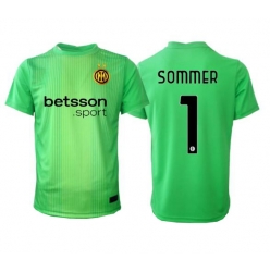 Inter Milan Yann Sommer #1 Keeper Tredjedrakt 2025-26 Kortermet