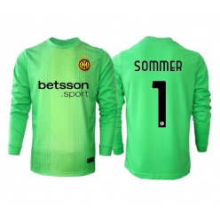 Inter Milan Yann Sommer #1 Keeper Tredjedrakt 2025-26 Langermet