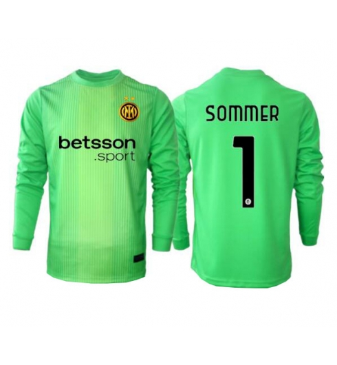 Inter Milan Yann Sommer #1 Keeper Tredjedrakt 2025-26 Langermet Inter Milan Yann Sommer #1 Keeper Tredjedrakt 2025-26 Langermet