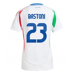 Italia Alessandro Bastoni #23 Bortedrakt Dame EM 2024 Kortermet