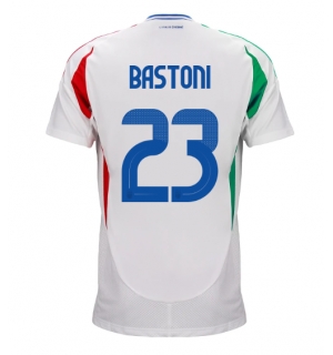 Italia Alessandro Bastoni #23 Bortedrakt EM 2024 Kortermet