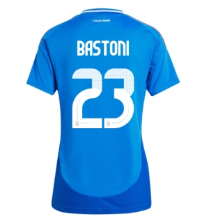 Italia Alessandro Bastoni #23 Hjemmedrakt Dame EM 2024 Kortermet