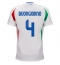 Italia Alessandro Buongiorno #4 Bortedrakt EM 2024 Kortermet