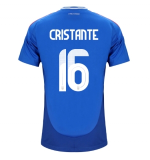 Italia Bryan Cristante #16 Hjemmedrakt EM 2024 Kortermet