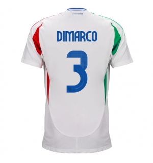 Italia Federico Dimarco #3 Bortedrakt EM 2024 Kortermet