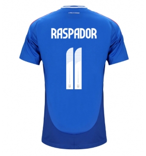 Italia Giacomo Raspadori #11 Hjemmedrakt EM 2024 Kortermet