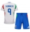 Italia Gianluca Scamacca #9 Bortedraktsett Barn EM 2024 Kortermet (+ Korte bukser)