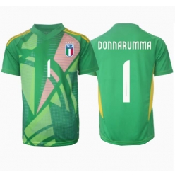 Italia Gianluigi Donnarumma #1 Keeper Bortedrakt EM 2024 Kortermet