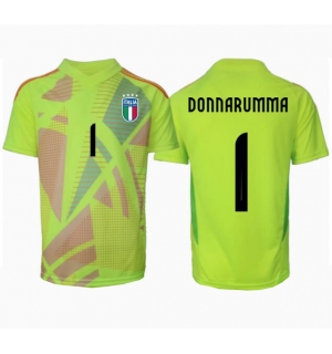 Italia Gianluigi Donnarumma #1 Keeper Hjemmedrakt EM 2024 Kortermet