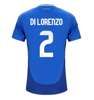 Italia Giovanni Di Lorenzo #2 Hjemmedrakt EM 2024 Kortermet