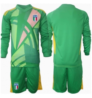 Italia Keeper Bortedraktsett Barn EM 2024 Langermet (+ Korte bukser)