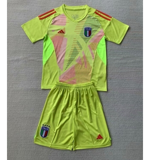 Italia Keeper Hjemmedraktsett Barn EM 2024 Kortermet (+ Korte bukser)