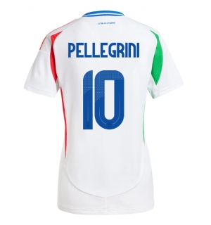 Italia Lorenzo Pellegrini #10 Bortedrakt Dame EM 2024 Kortermet