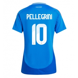Italia Lorenzo Pellegrini #10 Hjemmedrakt Dame EM 2024 Kortermet