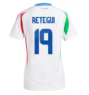 Italia Mateo Retegui #19 Bortedrakt Dame EM 2024 Kortermet
