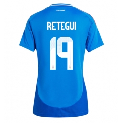 Italia Mateo Retegui #19 Hjemmedrakt Dame EM 2024 Kortermet