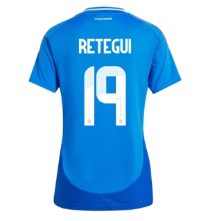 Italia Mateo Retegui #19 Hjemmedrakt Dame EM 2024 Kortermet