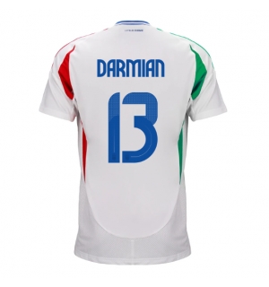 Italia Matteo Darmian #13 Bortedrakt EM 2024 Kortermet