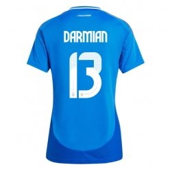 Italia Matteo Darmian #13 Hjemmedrakt Dame EM 2024 Kortermet