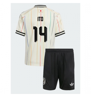 Japan Junya Ito #14 Bortedraktsett Barn VM 2026 Kortermet (+ Korte bukser)